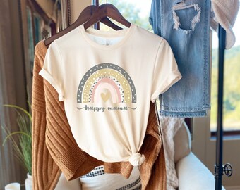 Happy Mama Jersey Short Sleeve Tee