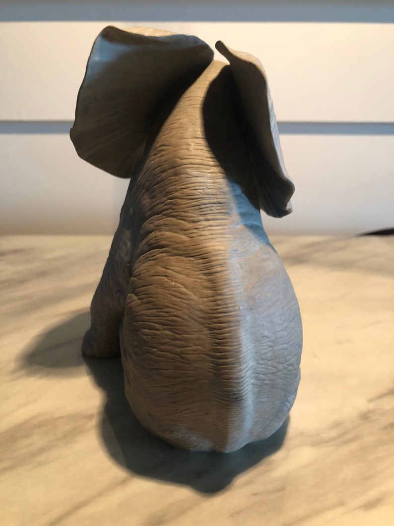 Lenox African Elephant Calf Porcelain Figurine 1991 Etsy