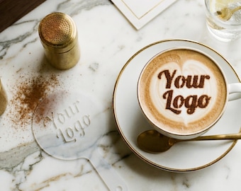 Custom Coffee Stencil: Personalized Latte Art Template for Baristas