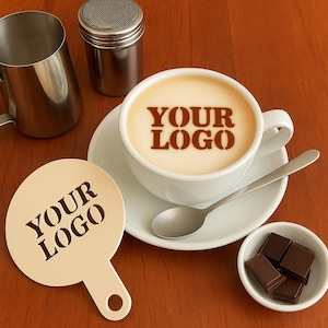 Custom Coffee Stencil: Personalized Latte Art Template for Baristas