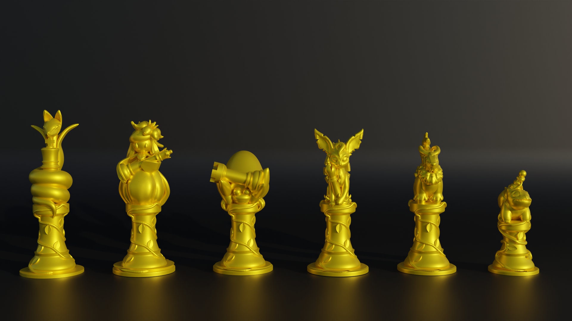 Low poly chess Modelos 3D para impressão: 10.000 STL ・ Mito3D