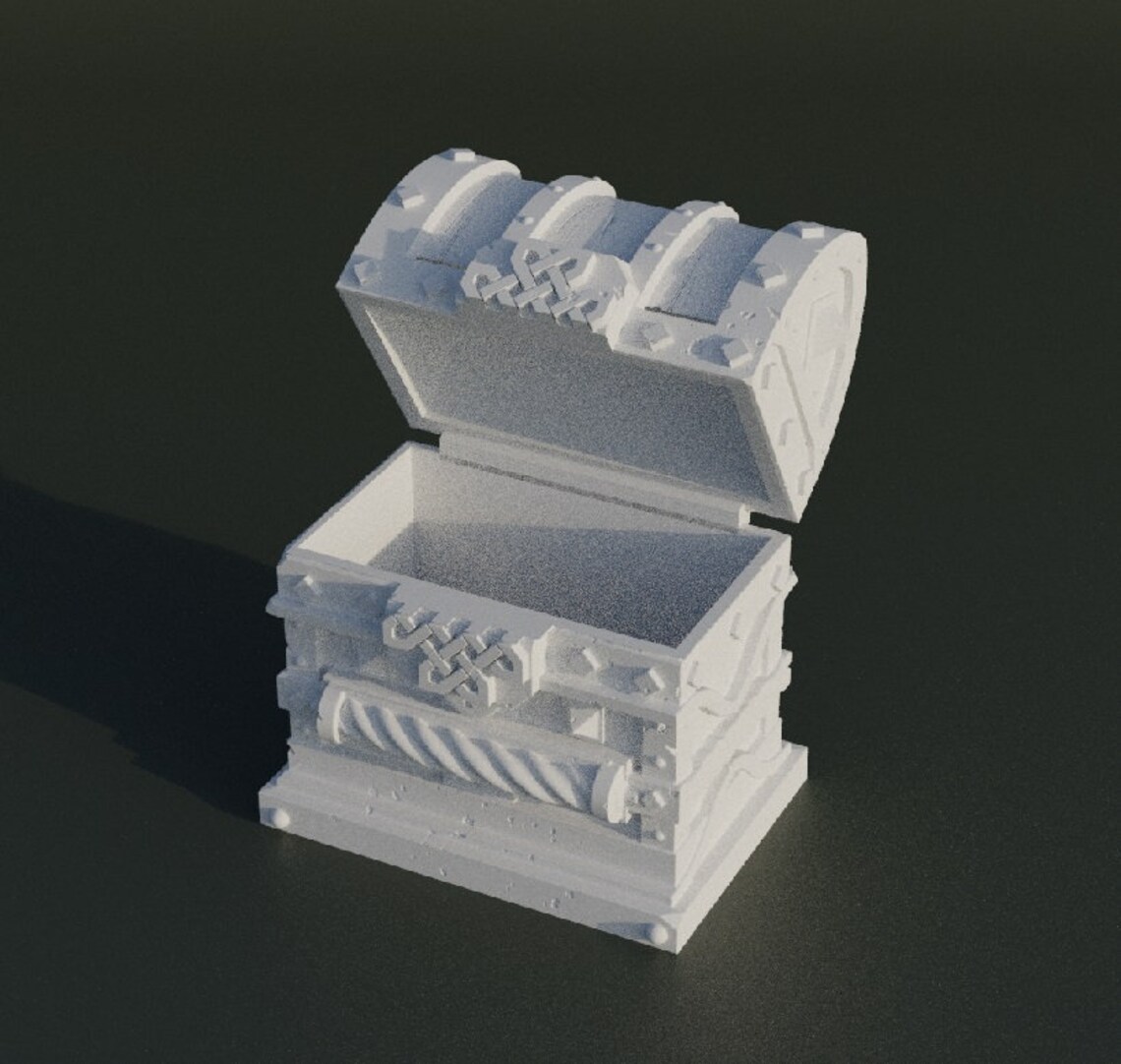 Dwarf Chest Dice Box for Board Games Dice 3d Stl File , DND Dice Box ...