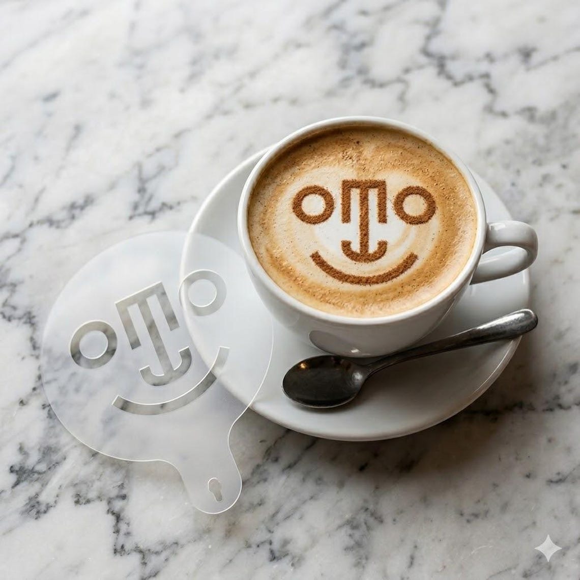 Custom Coffee Stencil: Personalized Latte Art Template for Baristas - Etsy