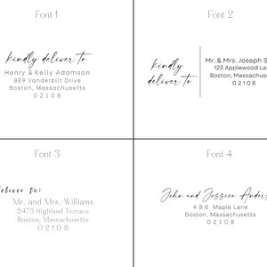 Envelope + Custom Addressing / Calligraphy Service, White A7 Euroflap ...
