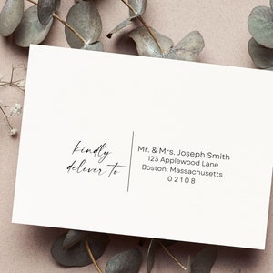 Envelope + Custom Addressing / Calligraphy Service, White A7 Euroflap Envelopes, Custom Wedding Invitation Envelopes