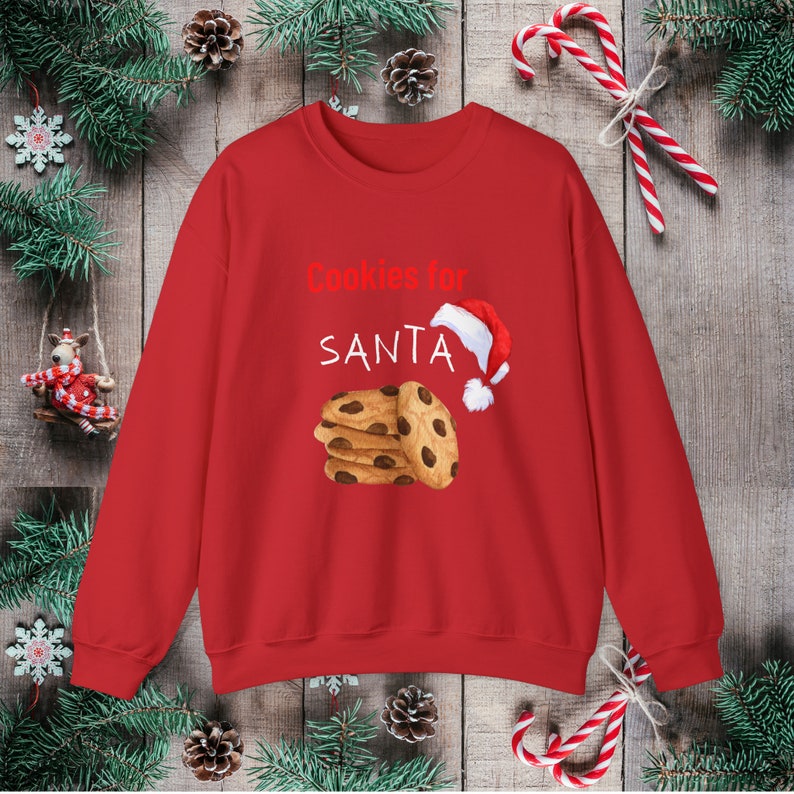 Christmas Cookie Sweatshirt Retro Christmas Sweatshirt Cute Etsy