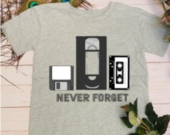 nunca olvides svg, vhs svg, disquete svg, cassette svg, vintage svg, divertido svg