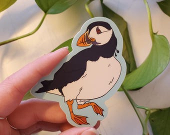 puffin bird vinyl waterproof sticker