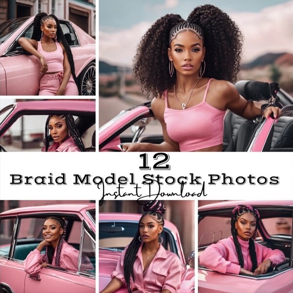 Braid Model Stock Photo - High Quality Image for Your Projects
