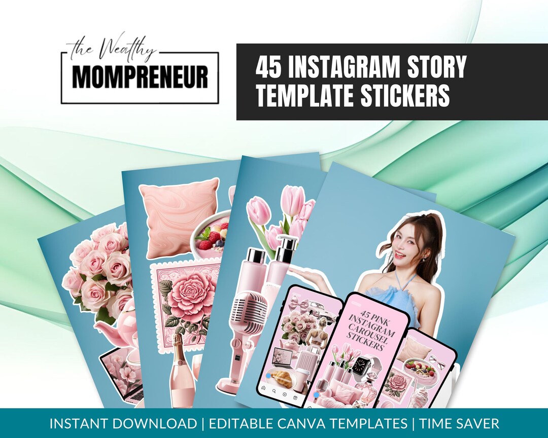 Pink Instagram Carousel Canva Template for Digital Marketing - Etsy