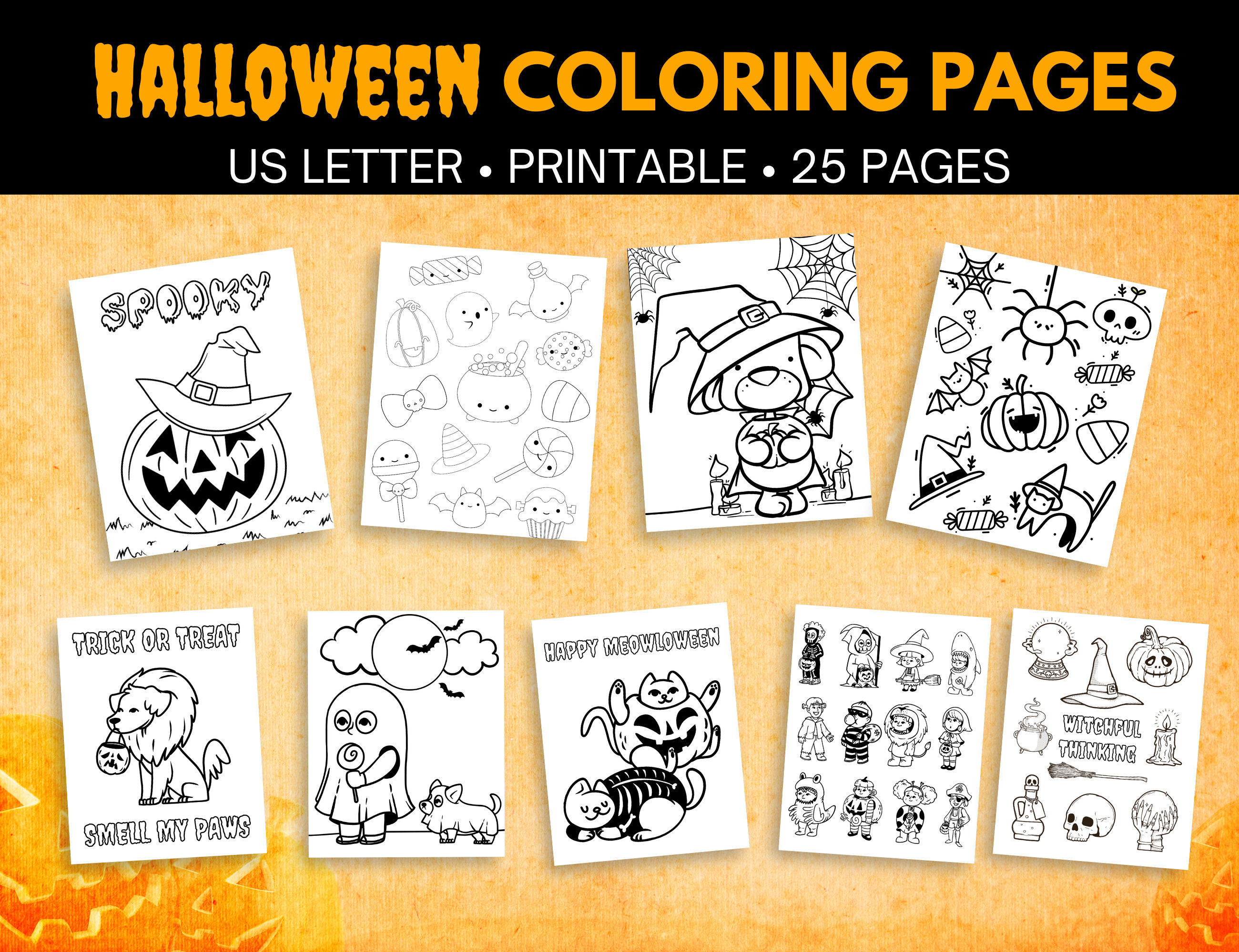 Halloween Coloring Pages for Kids | Halloween Printable Coloring Pages ...