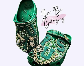 Zodiac Bling Crocs