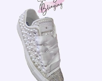 Wedding Bling Converse Chucks