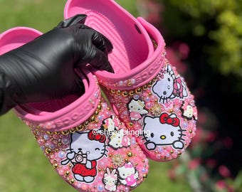 Kitty Crocs Patches + Charms