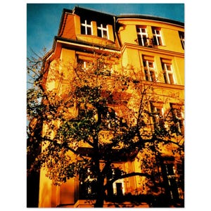 Berlin Street Film Photography Print: 35mm Film, German Art, Cityscape Art