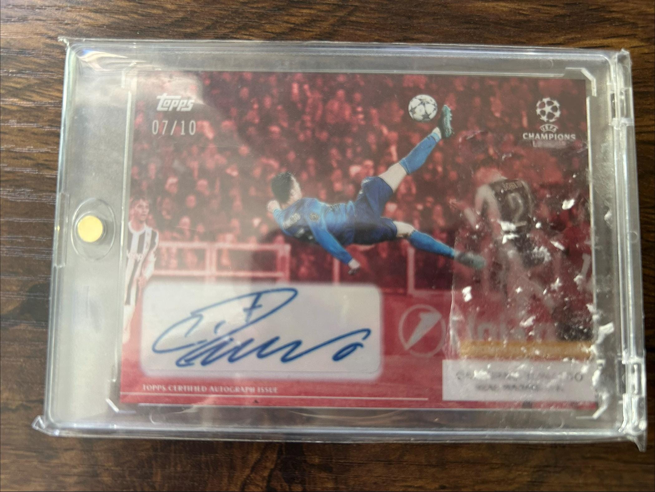 Cristiano ronaldo autographed card - Etsy 日本