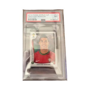 Cristiano Ronaldo 2014 Panini World Cup Sticker #523 – PSA 9 MINT – Portugal Legend