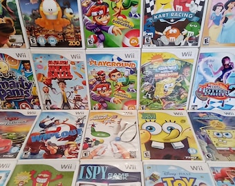 Nintendo Wii Girls Boys Kids Games Family  Hanna Montana - Littlest Petshop - Bratz Girls - Cooking Mama -  Pick Your Title.