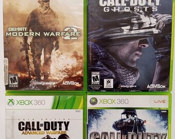 Call of Duty World at war, Ghosts, Advanced Walfare, Modern Walfare XBox 360 Vintage Video GameTested and Working. Pick Your Title.