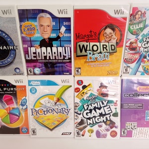 Nintendo Wii Girls Boys Kids Games Family Trivia Puzzle  - Jeopardy - Who want to be Millionaire - Pick Your Title.