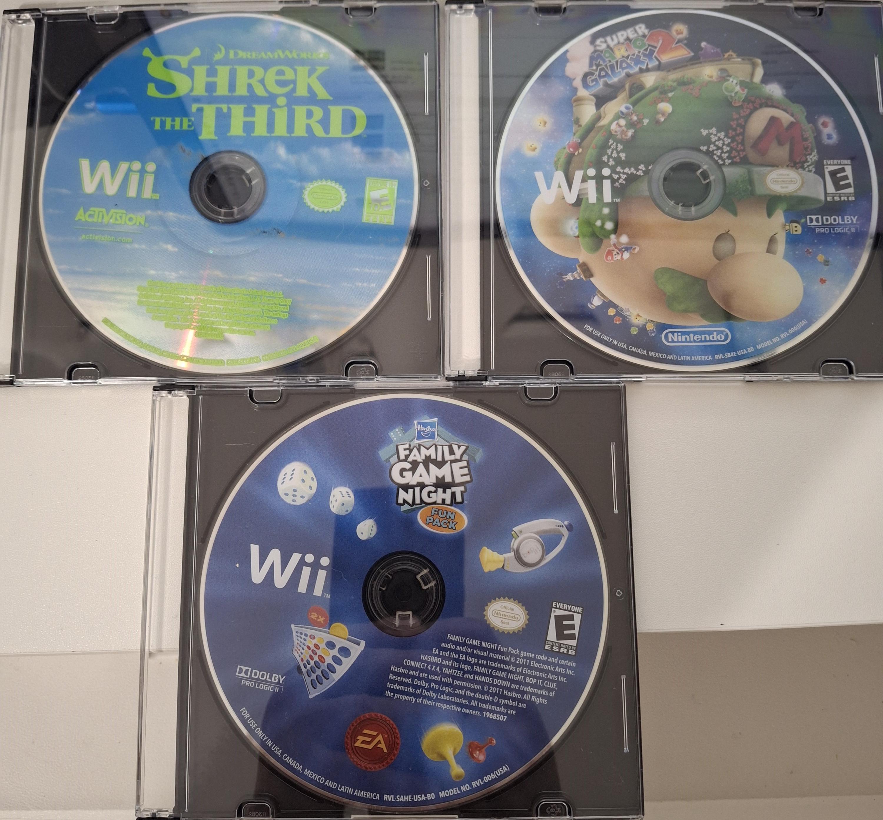 Nintendo Wii Kids Games Just Dance Kids, Littlest Petshow, Shrek