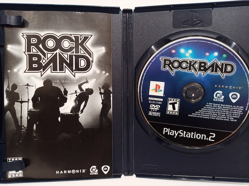 Guitar Hero Rock Band Playstation 2 Games Legends of Rock, World Tour