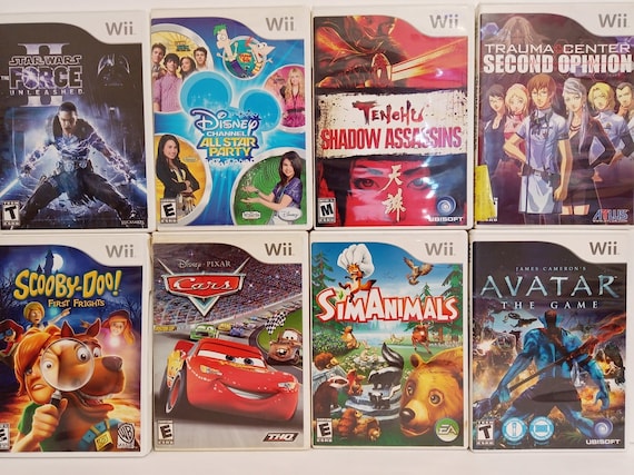 Jeux pour enfants Nintendo Wii Family Avatar, Scooby Doo, Cars, Sim Animals  Choisissez votre titre. -  France