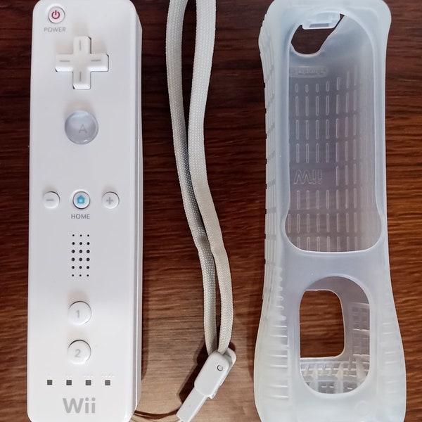 Authentic Original Nintendo WiiMote / Wii Remote Controller - White - 100% OEM Fully Cleaned, Tested and Working Great!