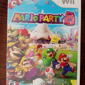 Mario Party 8 Wii Vintage Video Game Videogame Complete in Box Tested and Working
