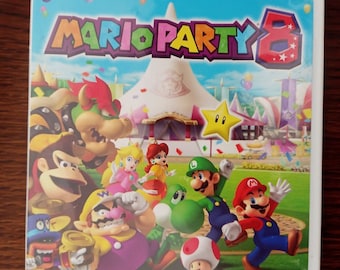 Mario Party 8 Wii Vintage Video Game Videogame Complete in Box Tested and Working