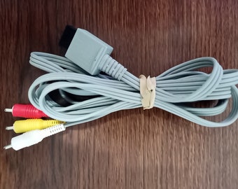 Nintendo Wii A/V AV RCA Audio Video Composite Cable Cord