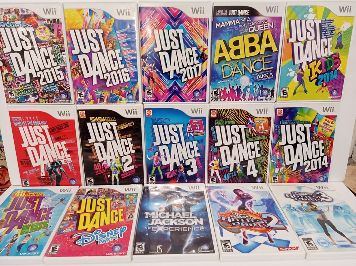 Just Dance 1,2,3,4,2014, 2015, 2016, 2017, Kids 1 and 2014, Abba Dance