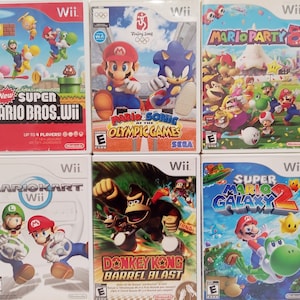 Super Smash Bros. Brawl / Super Mario Galaxy Wii Games Lot Free