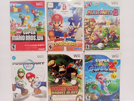 Moreel onderwijs Waterig Ongrijpbaar Super Mario Nintendo Wii Games Mario Kart Mario Party 8 - Etsy