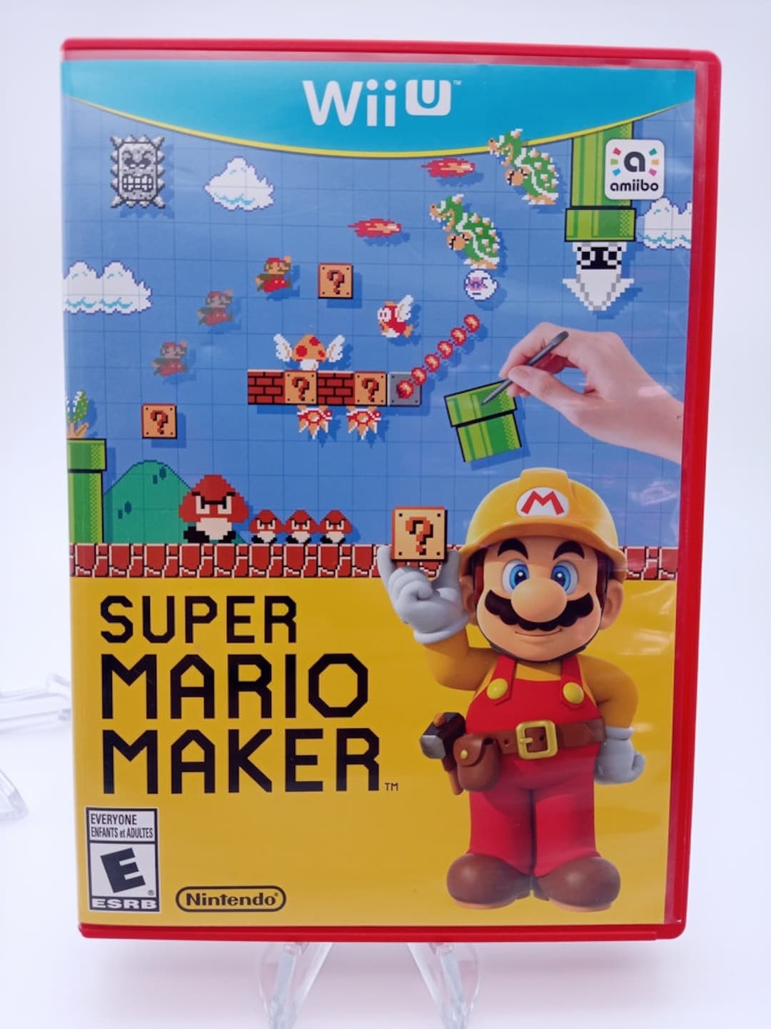Super Mario Maker Vintage Nintendo Wii U Game Complete Tested and