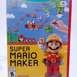 Super Mario Maker Vintage Nintendo Wii U Game Complete Tested and Working