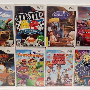 Nintendo Wii Girls Boys Kids Games Family Disney Pixar Up - Cars Raccorama - Ratatouille - Playground -  Pick Your Title.