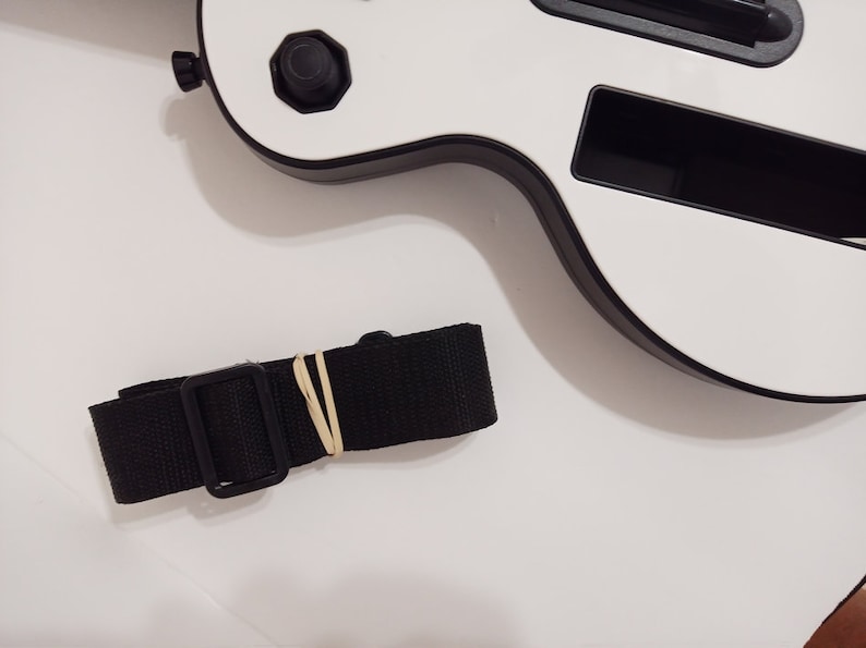Nintendo Wii Guitar Hero Controller With Strap Gibson Les Paul Etsy