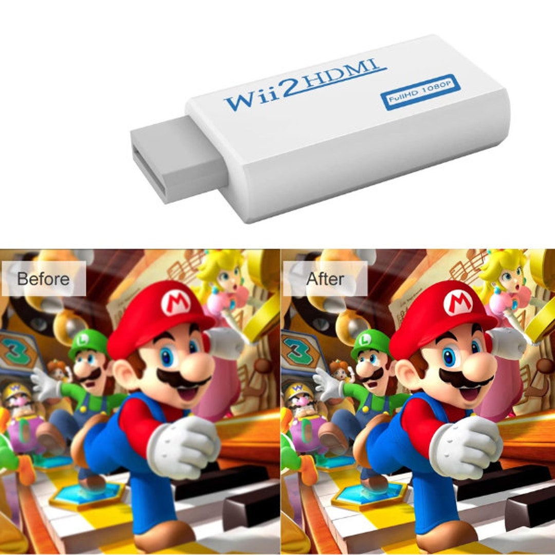 Wii HDMI Convertisseur Adaptateur Full HD 1080P / 720P pour