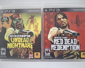 Red Dead Redemtion - Red Dead Redemtion Undead Nightmare - Vintage Video Games Family Kids Playstation 3 Games- Pick Your Title