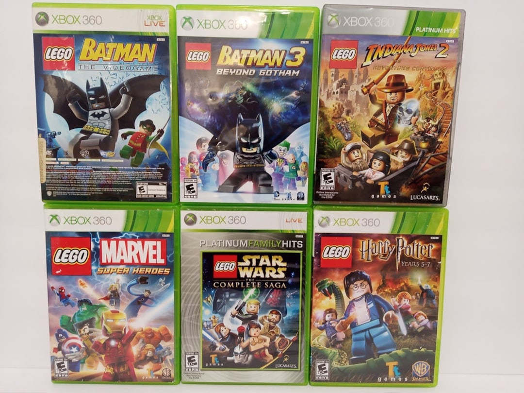 Lego Juegos Batman, Harry Potter, Star Wars, Indiana Jones XBox