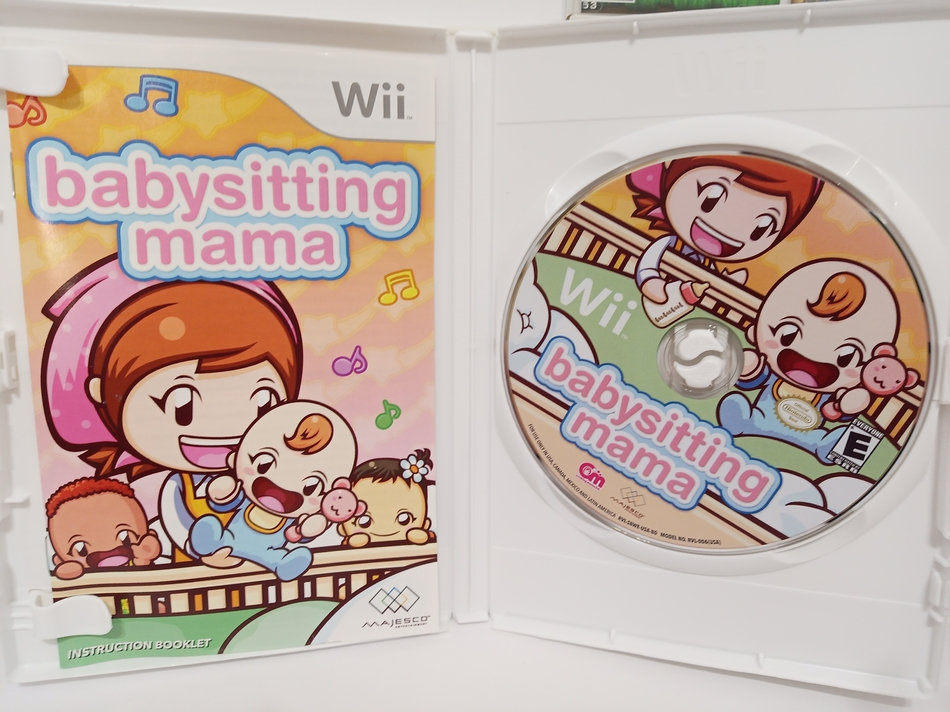 Nintendo Wii Kids Games Family Shrek, Wii Play, Babysitting Mama, Jenga, Simcity Creator Pick ...