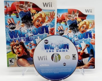 Wipe Out Enjoyable Nintendo Wii Game Vintage Video Game Box Tested