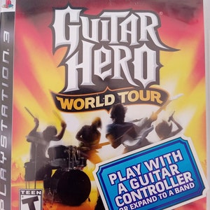 GENUINE Guitar Hero World Tour Decals / Stickers Set Video Game Activision  - NEW
