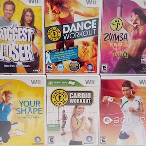 Fitness Cardio Nintendo Wii Games Biggest Loser - Zumba Fitness - Your Shape - Cardio Workout - Pick Your Title.