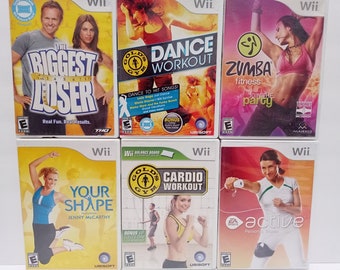 Fitness Cardio Nintendo Wii Games Biggest Loser - Zumba Fitness - Your Shape - Cardio Workout - Pick Your Title.