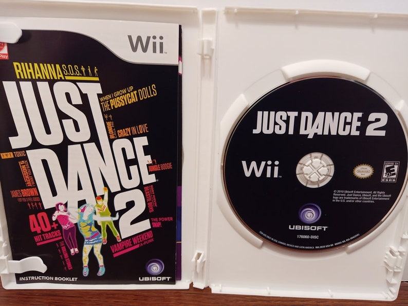 Just Dance 1,2,3,4,2014, 2015, 2016, 2017, Kids 1 and 2014, Abba Dance Dance Revolution Hottest Party Nintendo Wii Games Pick Your Title Just Dance 2