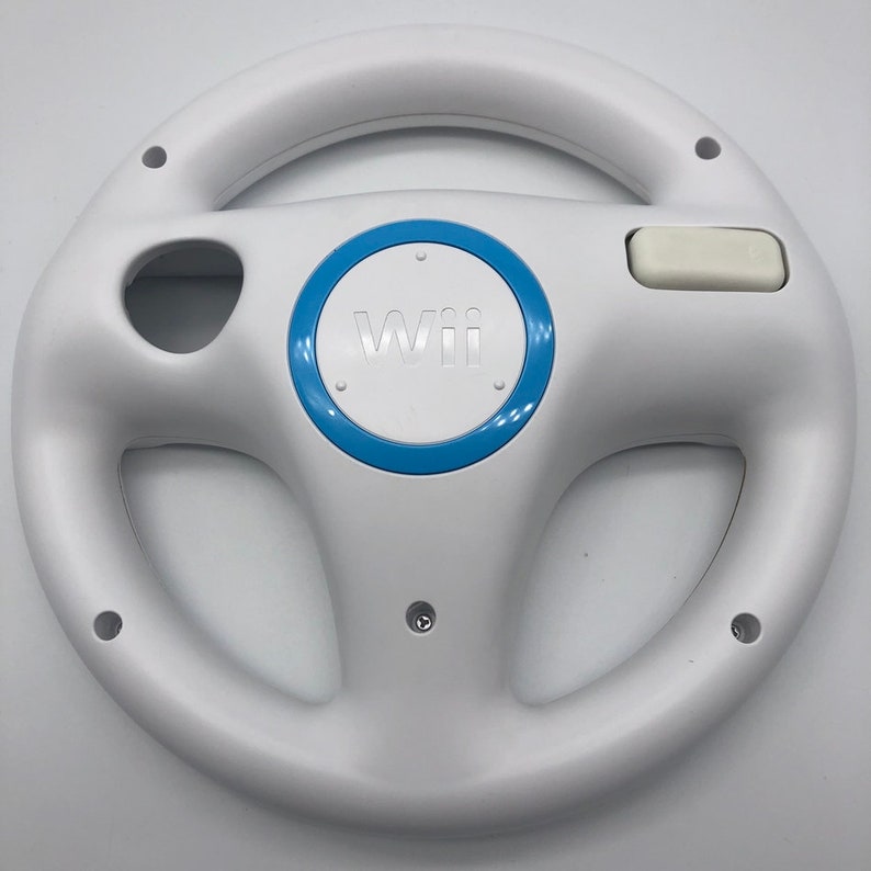 Official Mario Kart Steering Wheel for Nintendo Wii & Wii U Remote Game