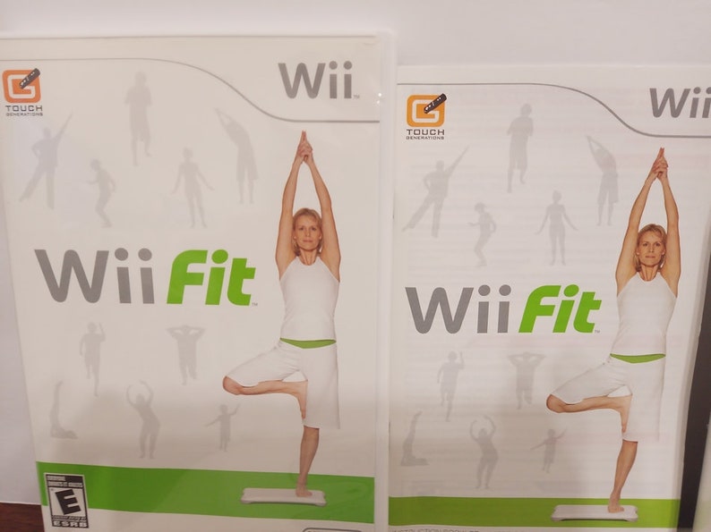 Authentic Official Nintendo Wii Balance Board With Wii Fit and Wii Fit Plus Bundle Tested and