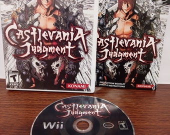 Castlevania Judgment Wii Game Nintendo Vintage Video Game Videogame Box Tested and Working Complete Great Condition!